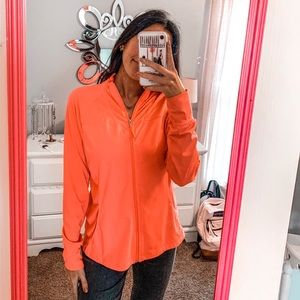 TANGERINE Workout Orange Zip up